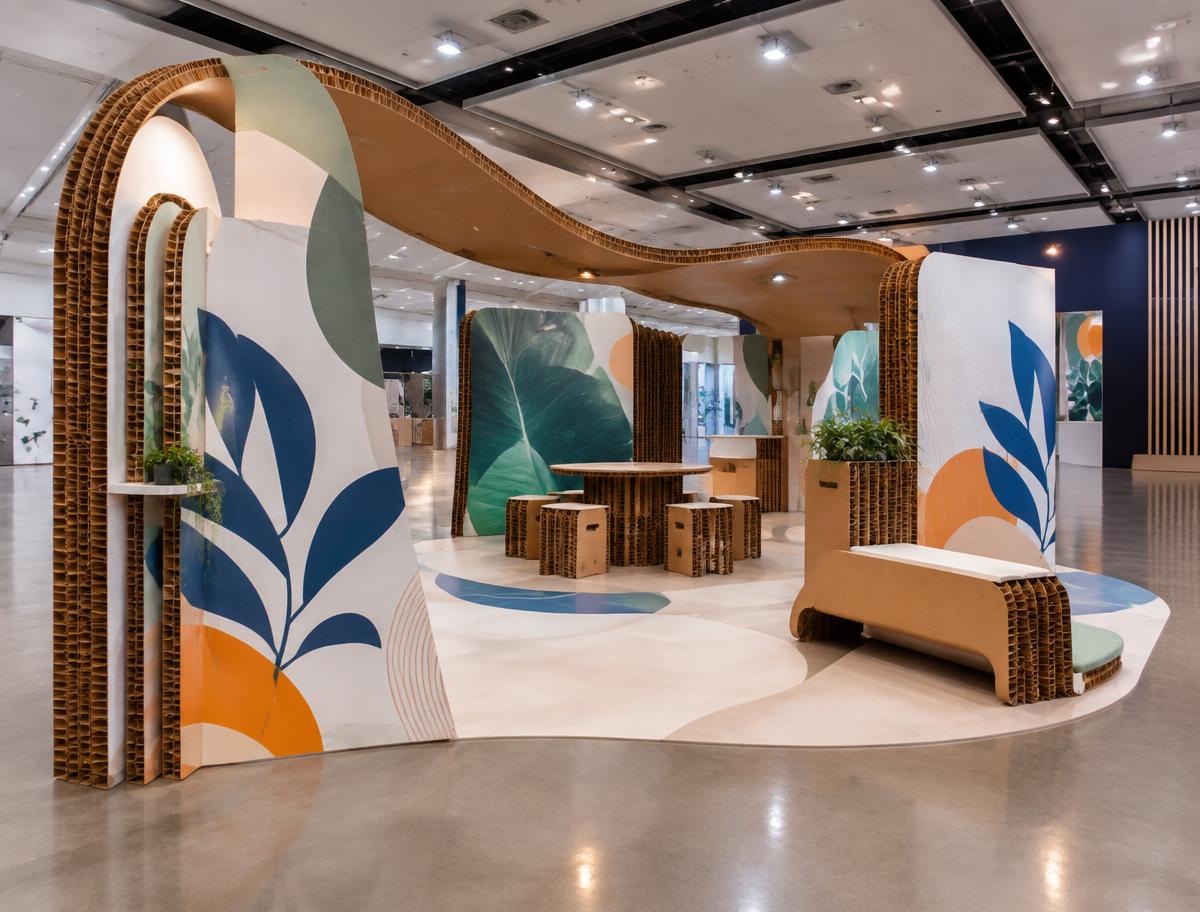 Estrutura modular em honeycomb