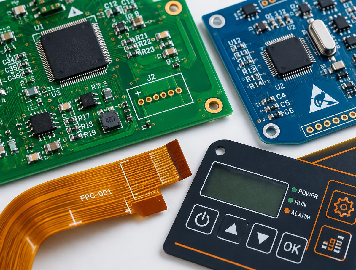 Silk screen digital em PCB